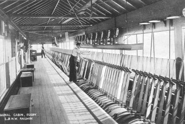 Rugby.  Signal cabin, L.& N.W. Railway