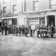 Rugby.  Market Place, Boys Brigade parade