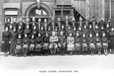 Rugby.  Salvation Army choir