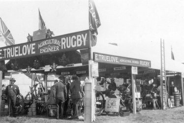 Rugby.  E.Truelove, Agricultural Engineer, Exhibition Stand