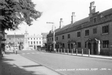 Rugby.  Lawrence Sheriff Almshouses