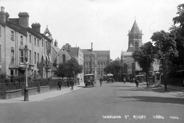 Rugby.  Russelsheim Way, Warwick Street