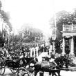 Rugby.  H.M. King Edward VII in carriage