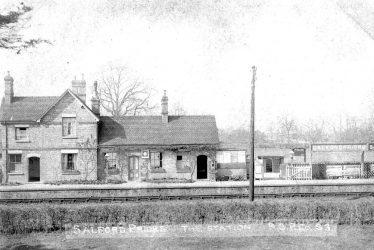 Salford Priors.  Railway Station