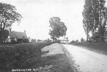 Dunnington.  Village street