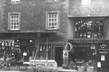 Shipston on Stour.  Sheep Street, H.F. Sale's shop