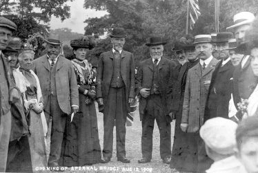 Spernall.  Opening of the bridge