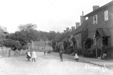Stoneleigh.  Village scene