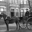 Stratford upon Avon.  P.C. Bazely outside Police Station