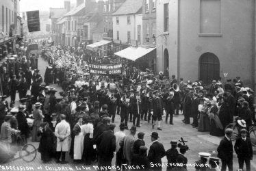 Stratford upon Avon.  Procession of children