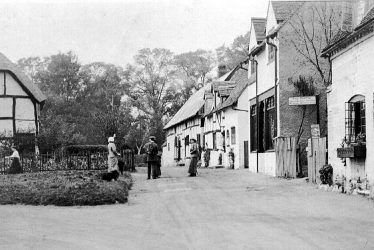 Shottery.  Village street