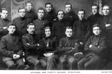 Stratford upon Avon.  Salvation Army officers