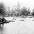 Stratford upon Avon.  Boat racing on the Avon