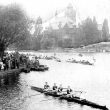 Stratford upon Avon.  Skulling races on River Avon