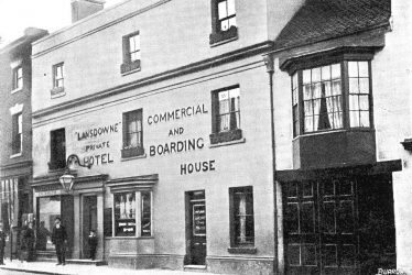 Stratford upon Avon.  Wood Street, Lansdowne Hotel