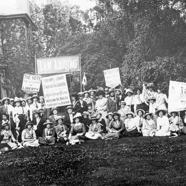 Stratford upon Avon.  Suffragettes