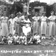 Luddington.  May Day, a group of celebrants