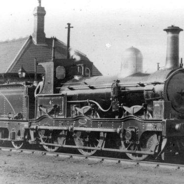 Stratford upon Avon.Old Town Railway Station, steam engine
