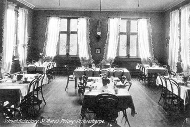 Princethorpe.  St Mary's Priory school refectory
