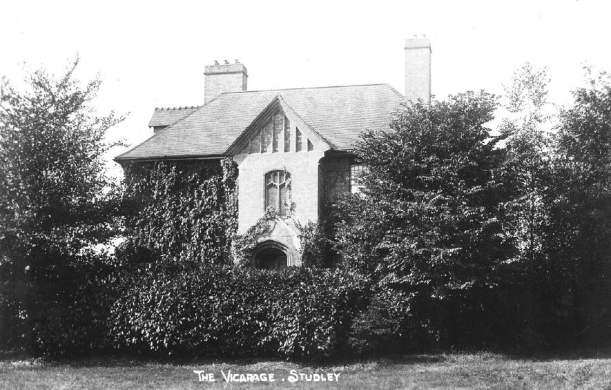 The Vicarage, Studley.  1900s |  IMAGE LOCATION: (Warwickshire County Record Office)