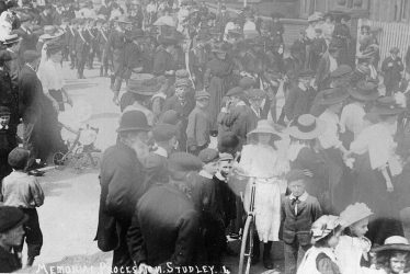 Studley.  Memorial procession