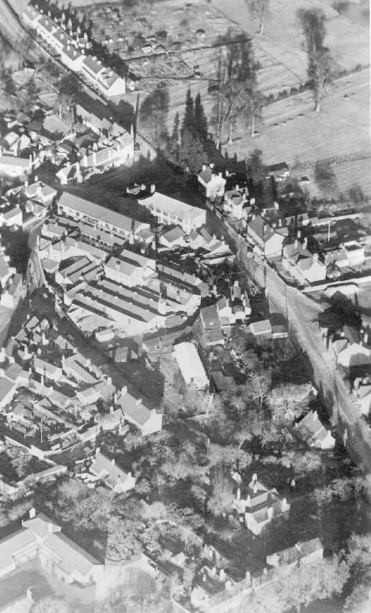 Aerial view of Studley.  1926 |  IMAGE LOCATION: (Warwickshire County Record Office)