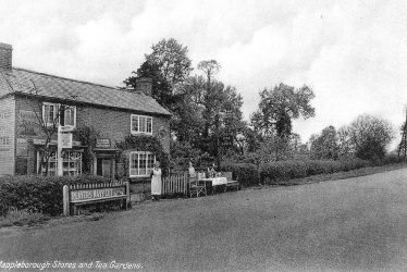 Mappleborough Green.  Stores and tea gardens