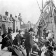Coleshill.  Laying Methodist church foundation stone