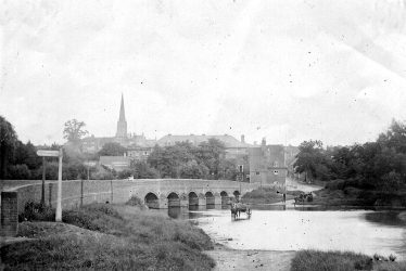 Coleshill.  Medieval bridge and ford