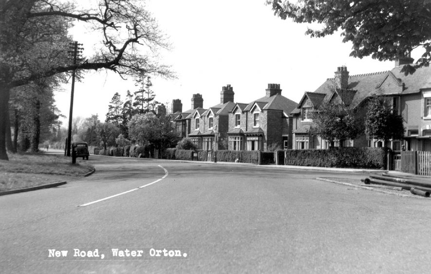 Houses in New Road, Water Orton.  1960s |  IMAGE LOCATION: (Coleshill Library)