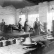 Atherstone.  Hatton's hat factory, velouring department