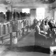 Atherstone.  Hatton's hat factory, machining department