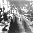 Atherstone.  Hatton's hat factory, finishing department