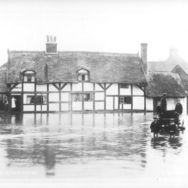 Polesworth.  Square, floods