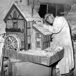 Stockton.  C. Gardner with watermill model