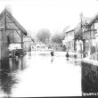 Polesworth.  Bridge Street, floods