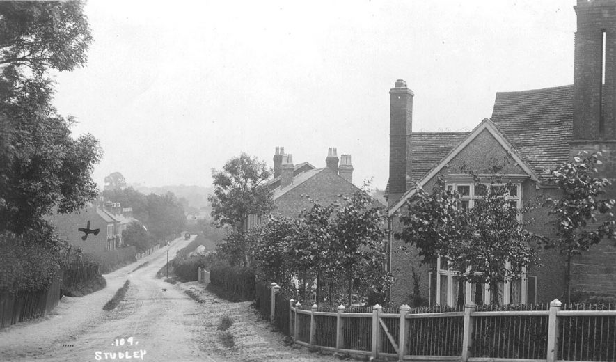 Claremont House, Mill Lane (now Castle Road), Studley.  1900s |  IMAGE LOCATION: (Warwickshire County Record Office)