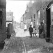 Atherstone.  Meads (Ortons) Yard from Long Street