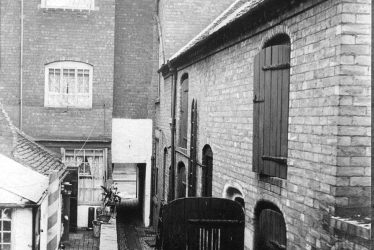 Atherstone.  Ford's Yard & Wiln's slaughterhouse