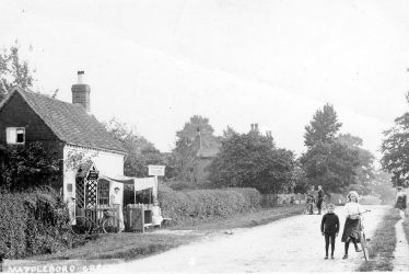 Mappleborough Green.  Hannah Wild's Grocery Shop