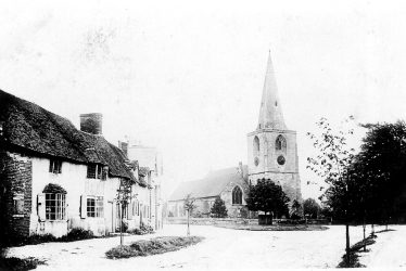 Tanworth in Arden.  Church and village