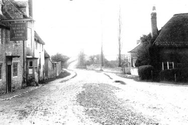 Tredington.  Road leading out of the village