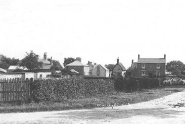 Blackwell.  Cottages and sheep