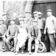 Tysoe.  Group of artisans with the vicar