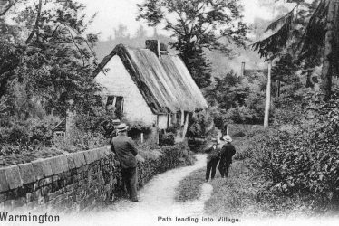 Warmington.  'Path leading into village'