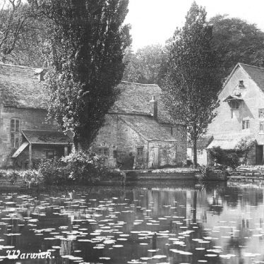 Warwick.  Guy's Cliffe Mill, Mill Pond