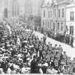 Warwick.  Church Street, military church parade