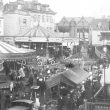 Warwick.  Market Place, during the Mop