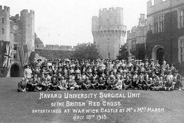 Warwick.  Castle, Harvard University surgical unit