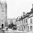 Warwick.  St Mary's Church and Church Street